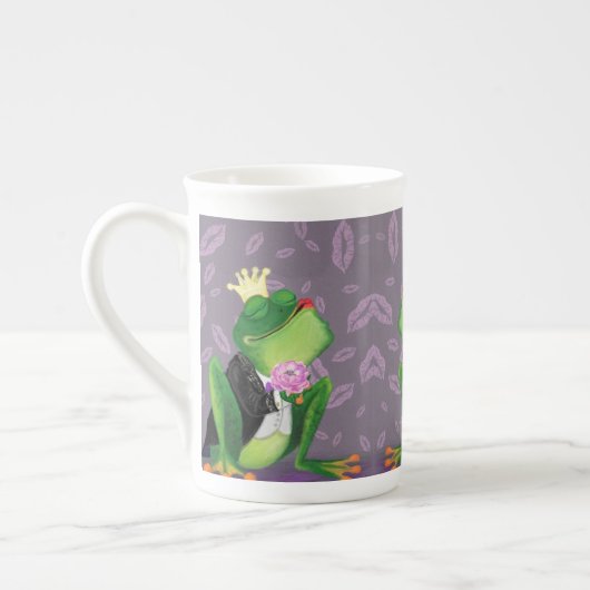 Frog Prince Funny Mug Porzellantasse (Links)