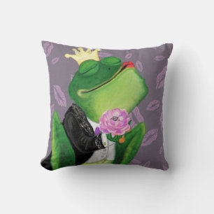 Frog Prince Funny Pillow Kissen