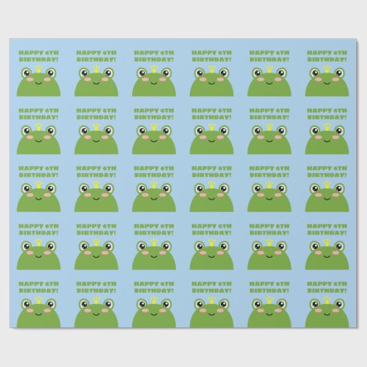 Frog Prince Geschenkpapier (Flach)