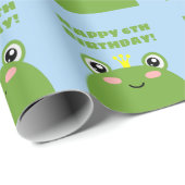 Frog Prince Geschenkpapier (Rolleneckpunkt)