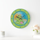 Frog Prince Große Wanduhr (Zuhause)