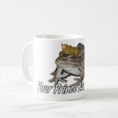 Frog Prince - "Hier bin ich" Kaffeetasse (Vorderseite Links)