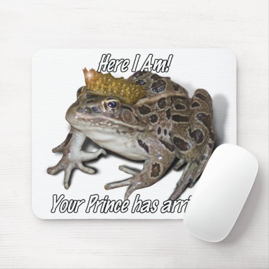 Frog Prince - "Hier bin ich" Mousepad (Mit Mouse)