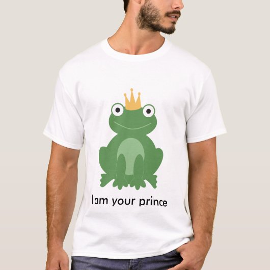 Frog Prince, ich bin dein Prinz-T - Shirt (Vorderseite)