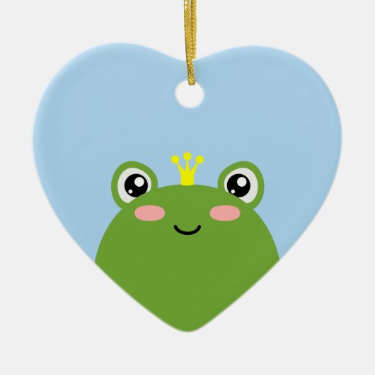 Frog Prince Keramik Ornament (Vorne)
