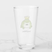 Frog Prince Personalisiert | Niedlich Mairy Tale Glas (Rückseite)
