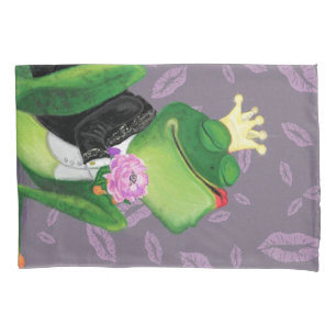 Frog Prince Pillow Case Geschenk Kiss - Funny Kissenbezug