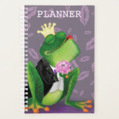 Frog Prince Planner Kiss Funny Planer (Vorderseite)
