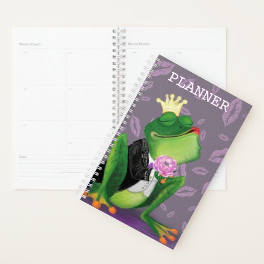 Frog Prince Planner Kiss Funny Planer (Anzeige)