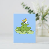 Frog Prince Postcard Postkarte (Stehend Vorderseite)