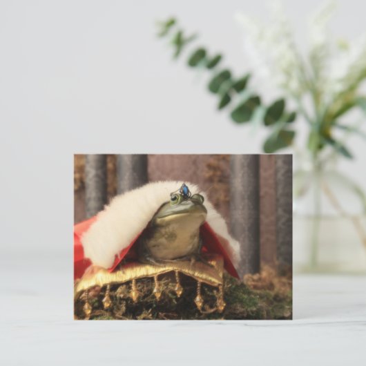 Frog Prince Postkarte (Stehend Vorderseite)