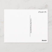 Frog Prince Postkarte (Rückseite)