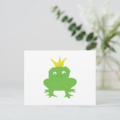 Frog Prince Postkarte (Stehend Vorderseite)