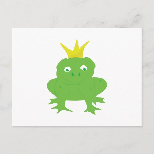 Frog Prince Postkarte (Vorderseite)