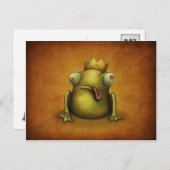 Frog Prince Postkarte (Vorne/Hinten)