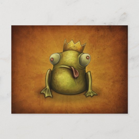 Frog Prince Postkarte (Vorderseite)