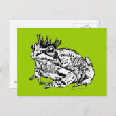 Frog Prince Postkarte (Vorne/Hinten)