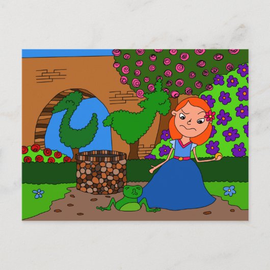 Frog Prince Postkarte (Vorderseite)
