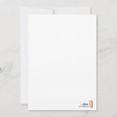 Frog Prince & Princess 12x18 Baby Dusche Einladung (Rückseite)