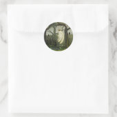 Frog Prince Runder Aufkleber (Tasche)