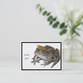 Frog Prince Visitenkarte (Stehend Vorderseite)