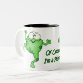 Frog Prince Zweifarbige Tasse (Vorderseite Links)