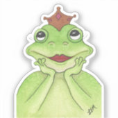 Frog Princess Aufkleber (Vorderseite)