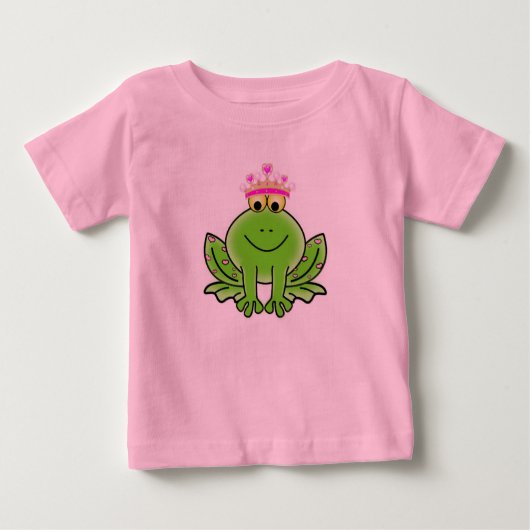 Frog Princess Baby Fine Jersey T - Shirt (Vorderseite)