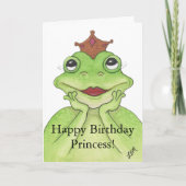 Frog Princess Karte (Vorderseite)