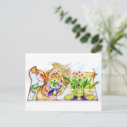 Frog Princess Postkarte (Stehend Vorderseite)