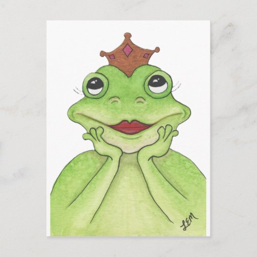 Frog Princess Postkarte (Vorderseite)