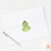 Frog Princess Runder Aufkleber (Umschlag)