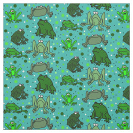 Frog Print Fabric Stoff