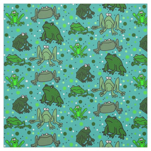 Frog Print Fabric Stoff (Muster)