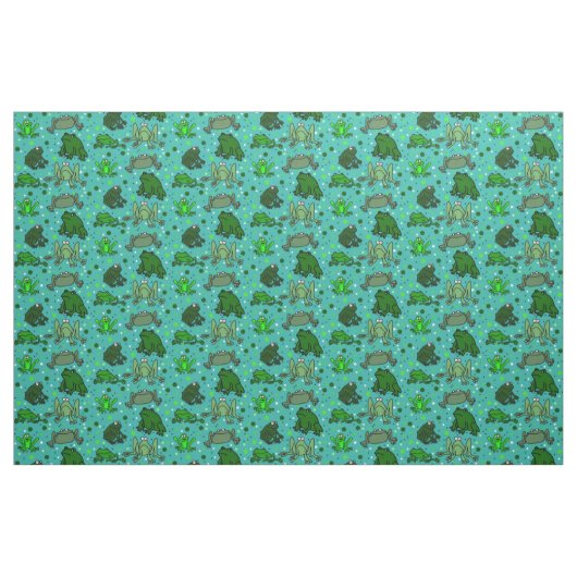 Frog Print Fabric Stoff (Fat Quarter (45,7 x 55,9 cm))