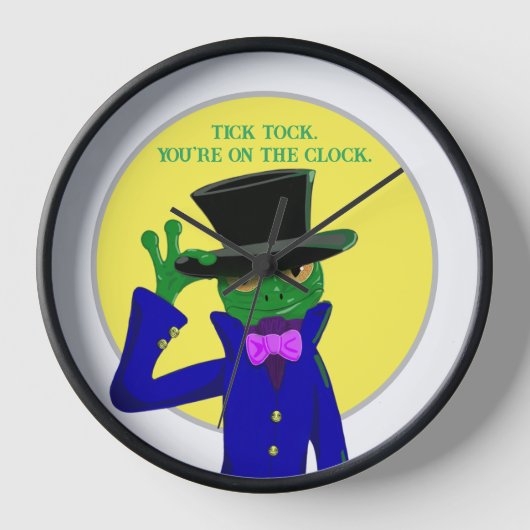 Frog-Produktivitäts-Uhr Uhr (Vorderseite)