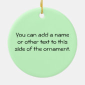 Frog Proud Grandmatt Girl Gifts Keramikornament (Hinten)