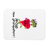Frog Proud Grandmatt Girl Gifts Magnet (Horizontal)