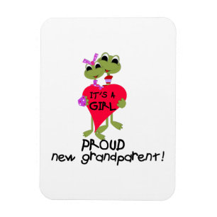 Frog Proud Grandmatt Girl Gifts Magnet