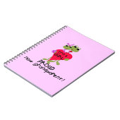 Frog Proud Grandmatt Girl Gifts Notizblock (Linke Seite)