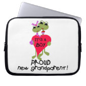 Frog Proud Großeltern von Boy Gifts Laptopschutzhülle (Vorderseite)