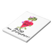 Frog Proud Großeltern von Boy Gifts Notizblock (Rotiert)