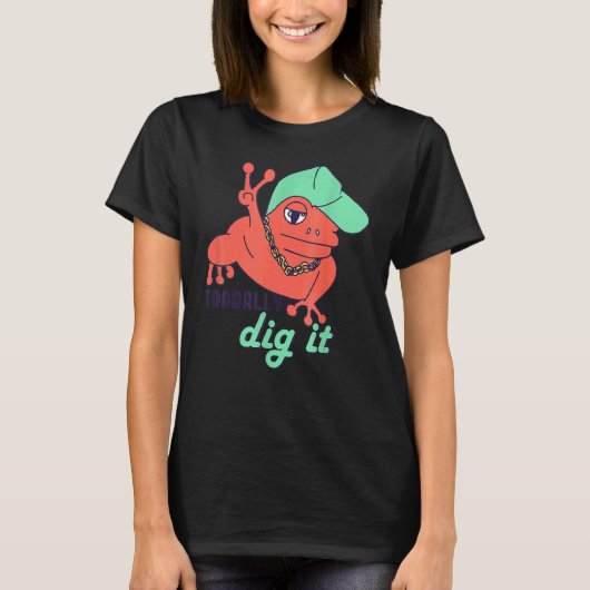 Frog Puns Toaddy Dig It Hip Hop Rap Toad Spaß T-Shirt (Vorderseite)