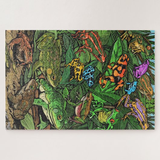 Frog Puzzle Schwierigkeit (Horizontal)
