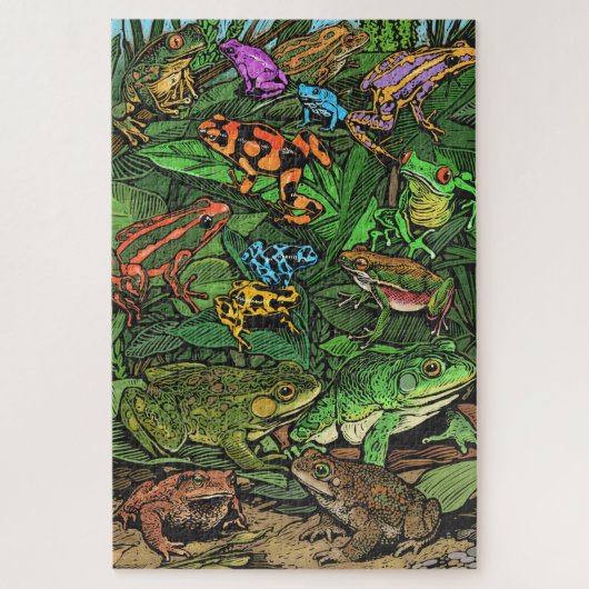 Frog Puzzle Schwierigkeit (Vertikal)