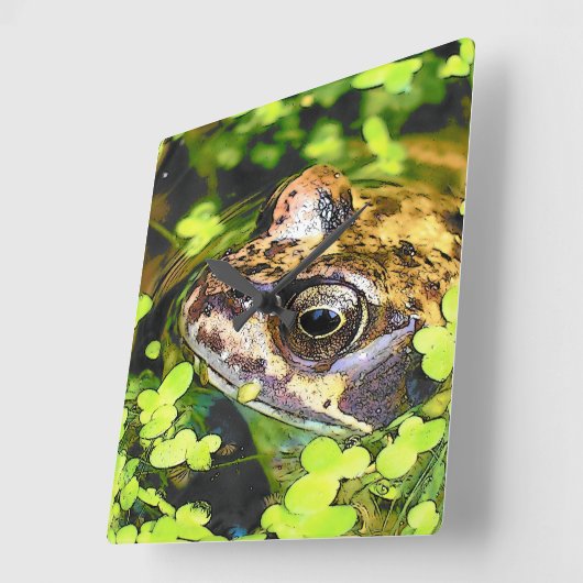 FROG QUADRATISCHE WANDUHR (Winkel)