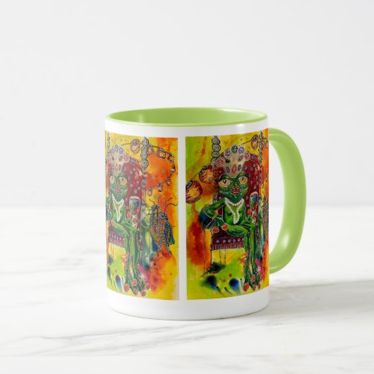 "Frog Queen" Tasse für Getränke (VorderseiteRechts)