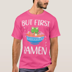 Frog Ramen Manga Otaku Japanischer Anime Kawaii No T-Shirt
