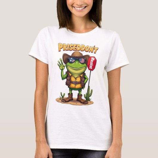Frog Resist Portland Frog Protest Portland T-Shirt (Vorderseite)