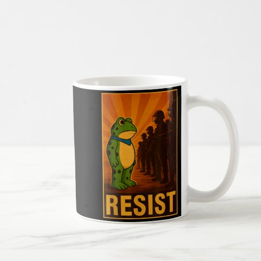 Frog Resist Rtland Frog Protest - Rtland Frog Acti Kaffeetasse (Rechts)